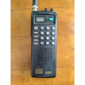 Uniden Bearcat BC60XLT 10 Channel Radio Scanner Handheld Police Fire WX Untested